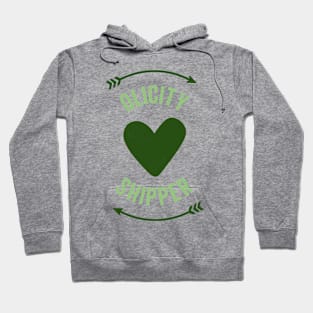 Olicity Shipper - Light & Dark Green Hoodie